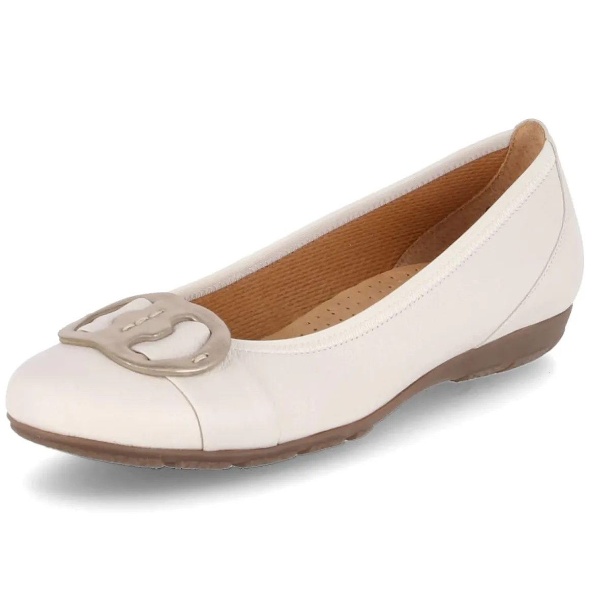 Ballerinas - creme/champagner