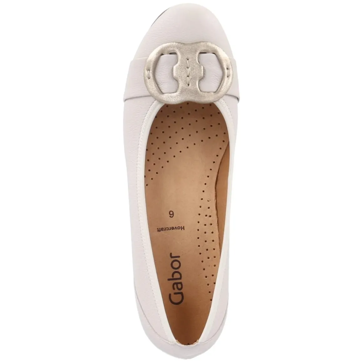 Ballerinas - creme/champagner
