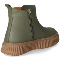 Chelsea Boots - oliv/orange