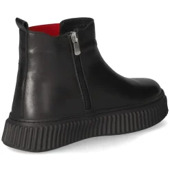 Chelsea Boots - schwarz/rot/schwarz
