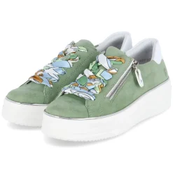 Halbschuhe - grün kombi