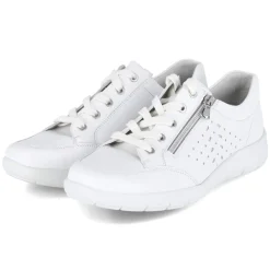 Halbschuhe - weiss-silber