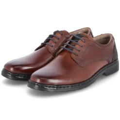 Halbschuhe ALASTAIR 01 - COGNAC-KOMBI