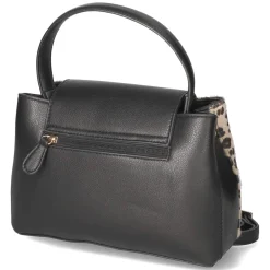 Handtasche - beige/schwarz