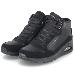 High Sneaker UNO-STARCE SHINE - black