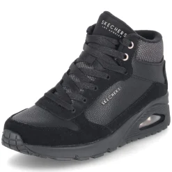 High Sneaker UNO-STARCE SHINE - black