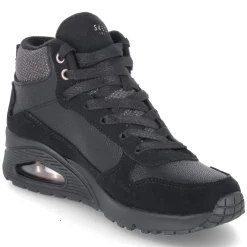 High Sneaker UNO-STARCE SHINE - black