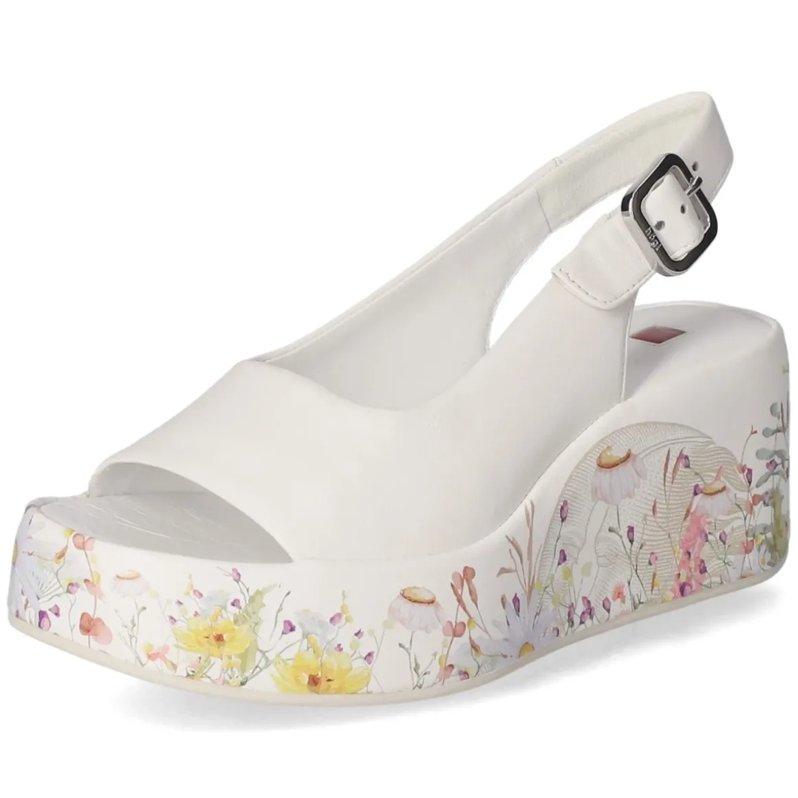 Keilsandaletten - weiss/multi