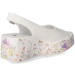 Keilsandaletten - weiss/multi