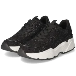 Low Sneaker - Black micro + stones