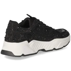 Low Sneaker - Black micro + stones