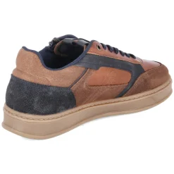 Low Sneaker - Cognac-Navy