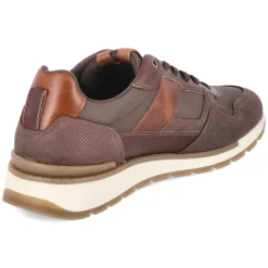 Low Sneaker - Dark Brown-Cognac