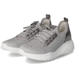 Low Sneaker - grau (Glitter)