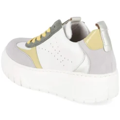 Low Sneaker - latte/yellow/pine