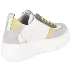 Low Sneaker - latte/yellow/pine