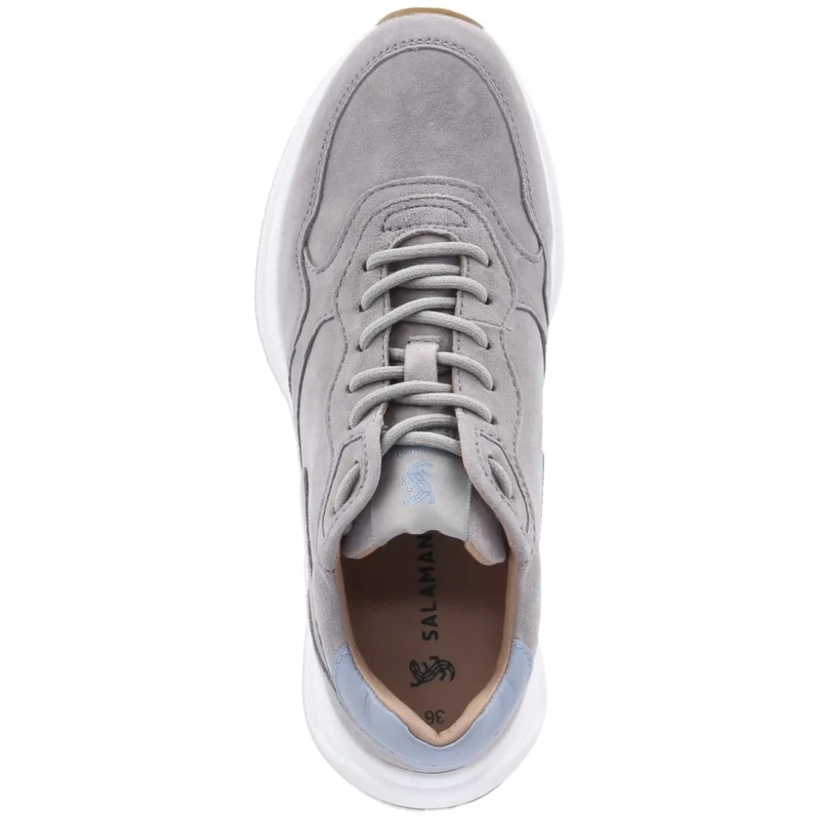 Low Sneaker - light grey / light blue