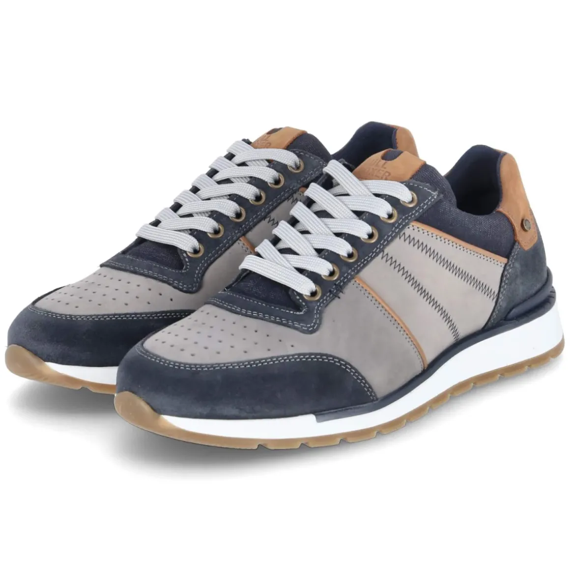 Low Sneaker - Navy/grey