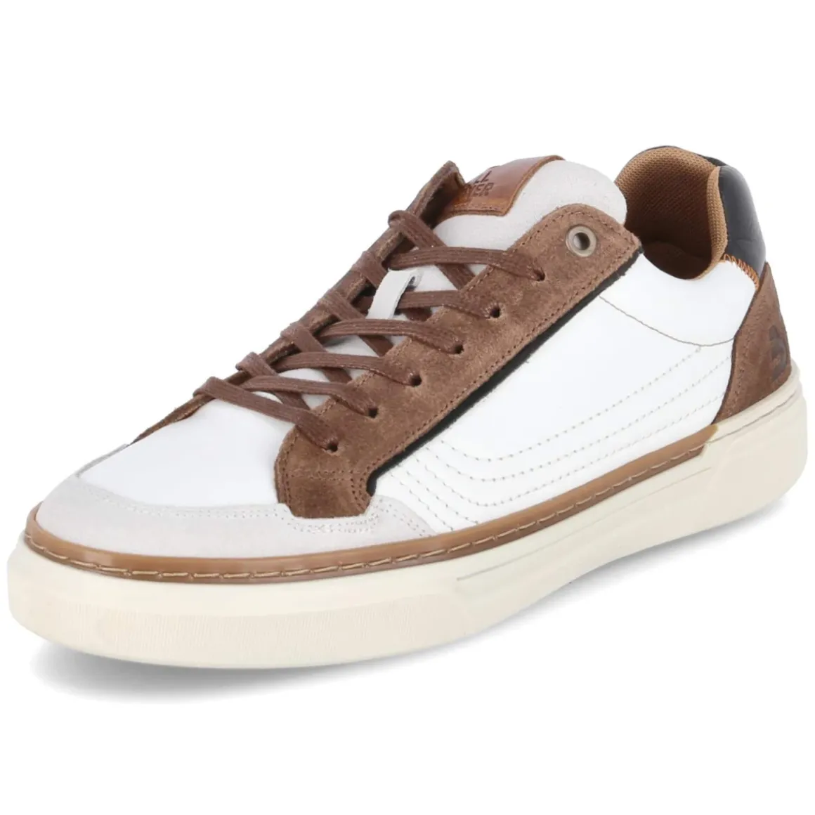 Low Sneaker - White - Brown