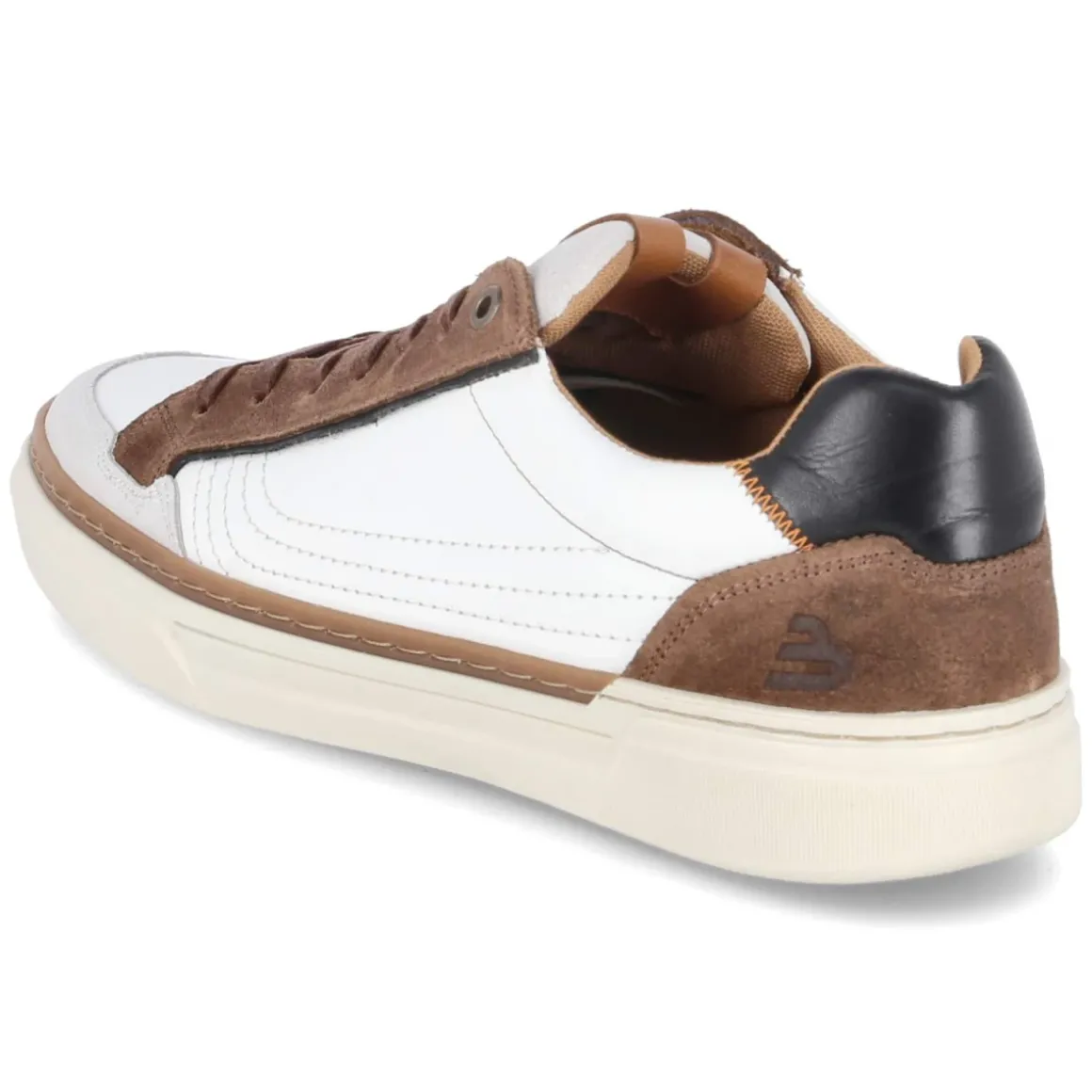Low Sneaker - White - Brown
