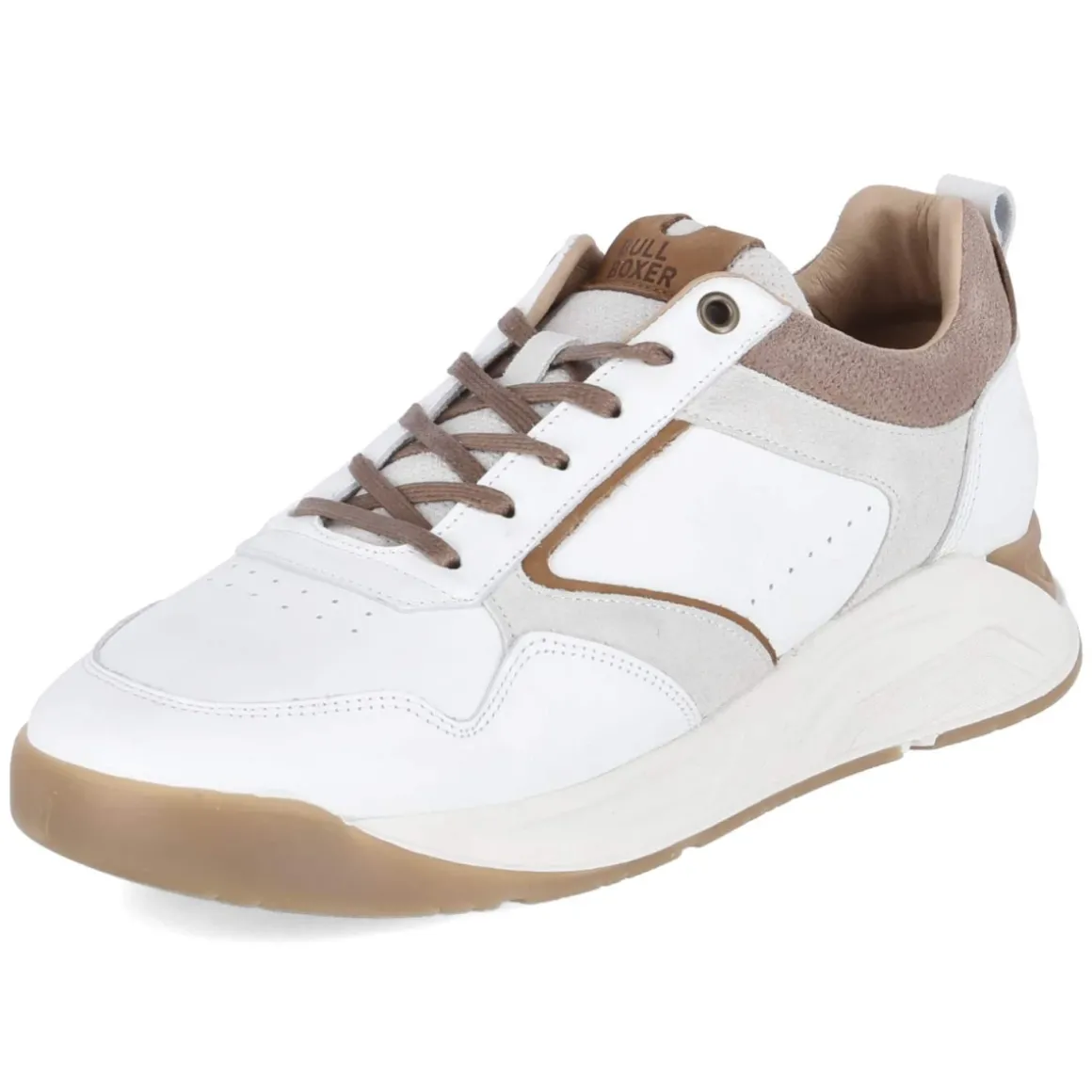 Low Sneaker - White-Beige