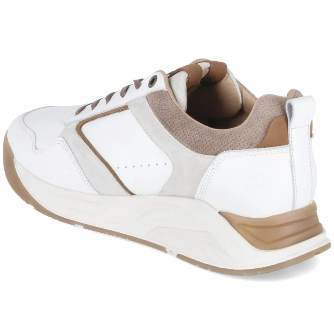 Low Sneaker - White-Beige