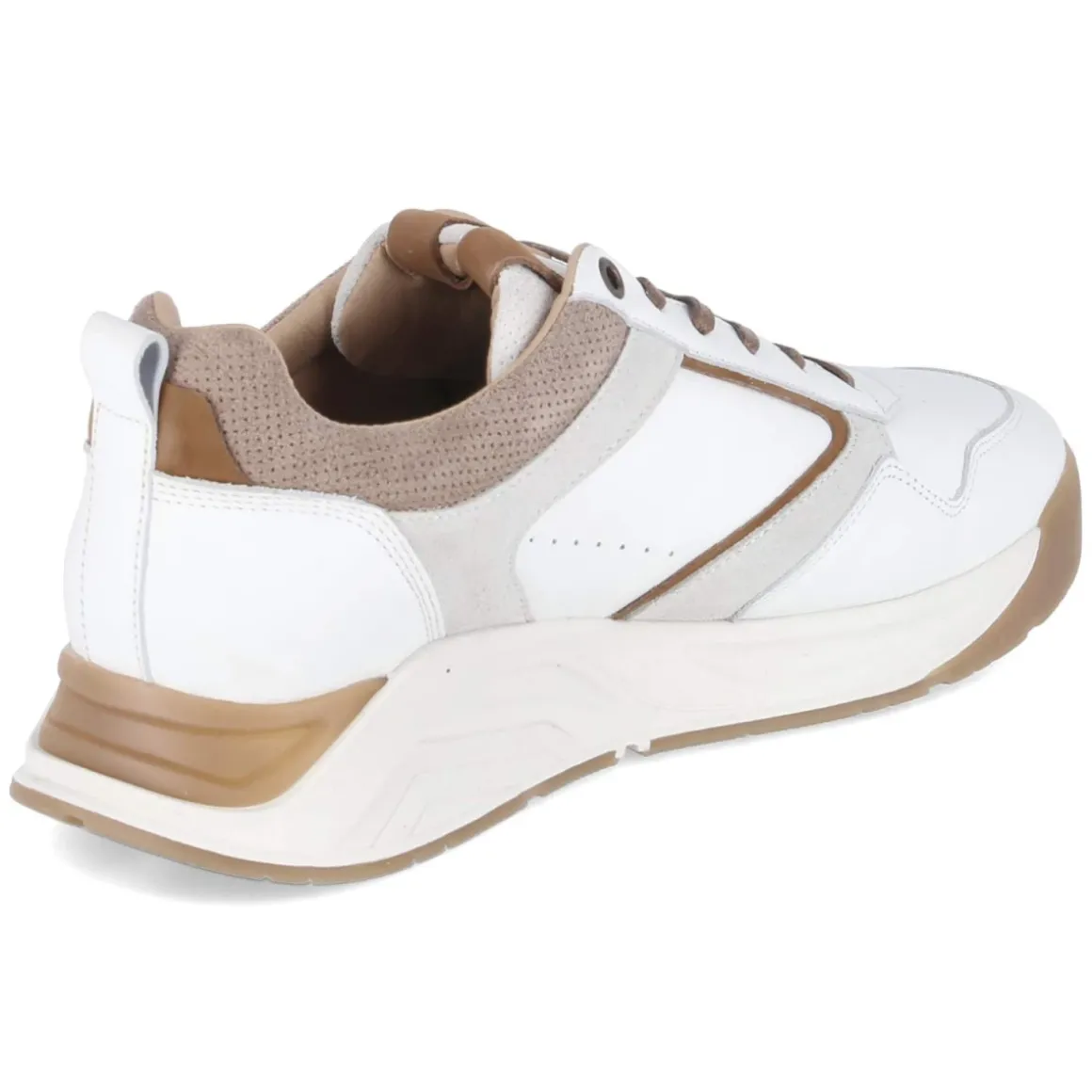 Low Sneaker - White-Beige