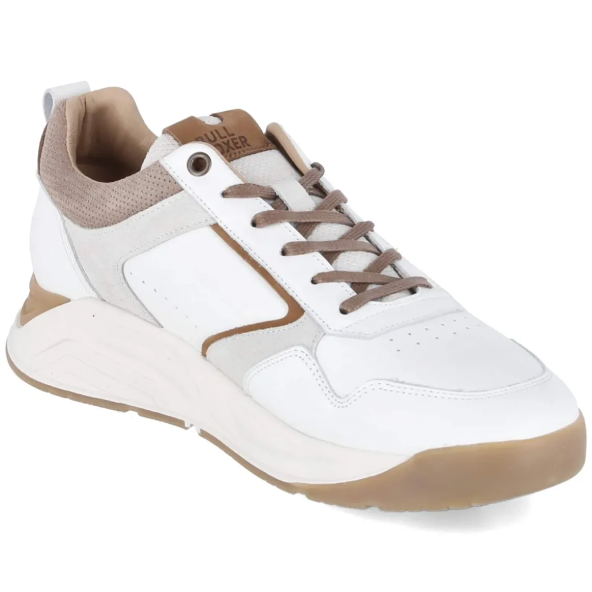 Low Sneaker - White-Beige