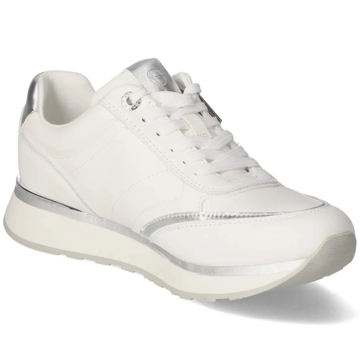 Low Sneaker - white/silver