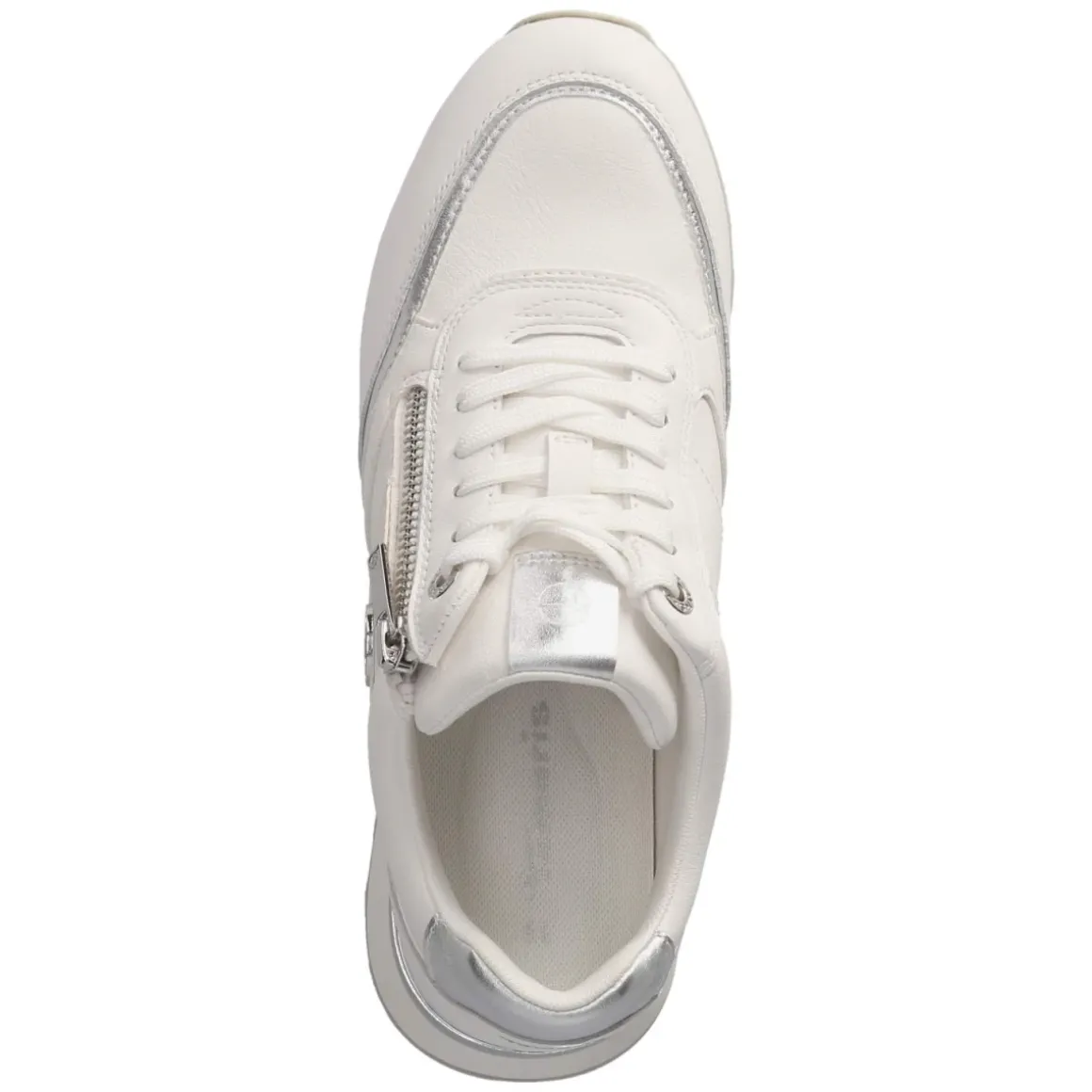 Low Sneaker - white/silver