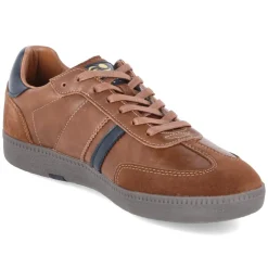 Low Sneaker BALLARE - cognac/navy
