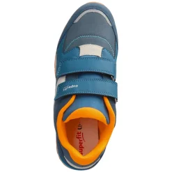Low Sneaker DASH - blau/orange