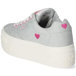 Low Sneaker PAIRED HEART - blue/pink