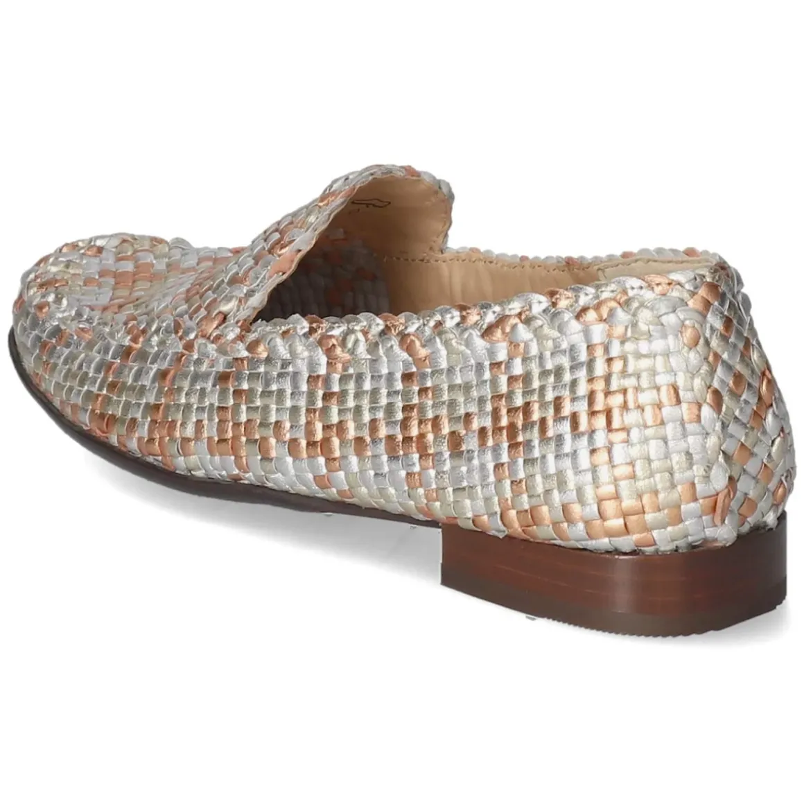 Mokassins CORDERA - silber-lgold-kupfer