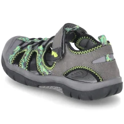 Outdoorsandalen - dkgrey-grey-lime