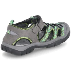 Outdoorsandalen - dkgrey-grey-lime