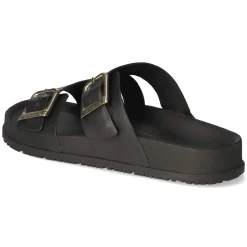 Pantoletten - BLACK LEATHER