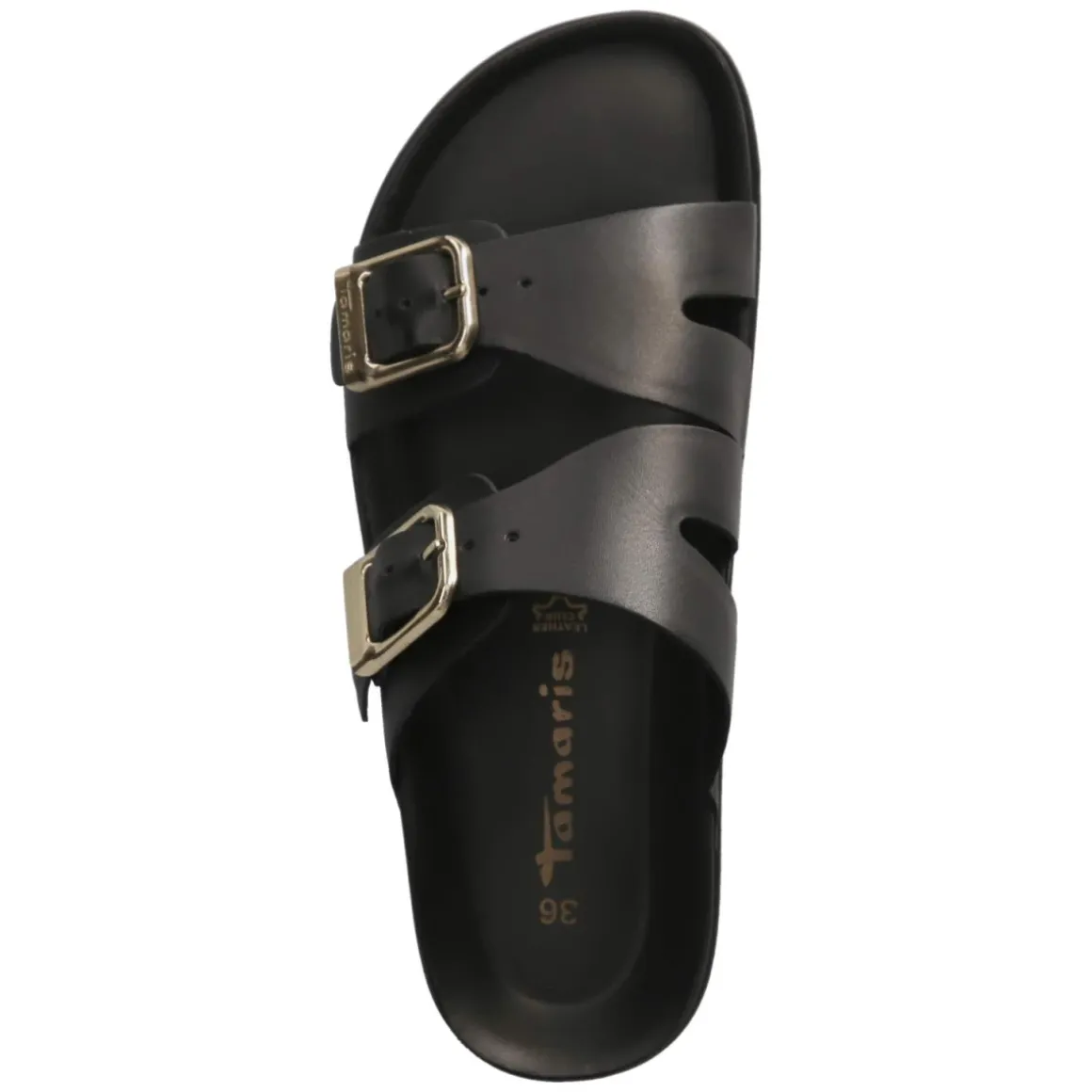 Pantoletten - BLACK LEATHER