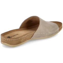 Pantoletten - rock beige