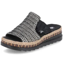 Pantoletten - schwarz- kombi