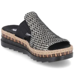 Pantoletten - schwarz- kombi