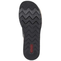 Pantoletten - schwarz- kombi