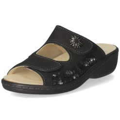 Pantoletten - Schwarz/ Space