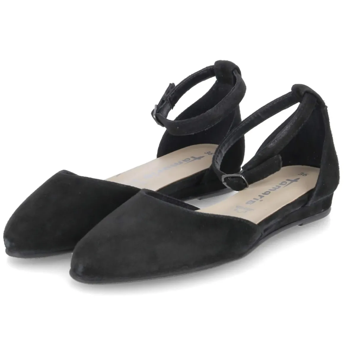 Riemchenballerinas - black