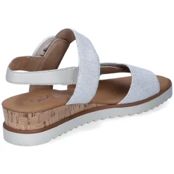 Sandalen - bianco/mus(Kork/cr)