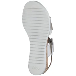 Sandalen - bianco/mus(Kork/cr)