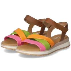 Sandalen - pink/gree/oran/cam