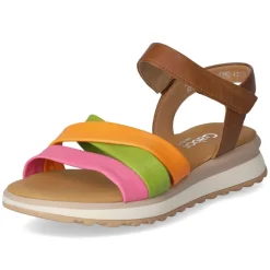 Sandalen - pink/gree/oran/cam