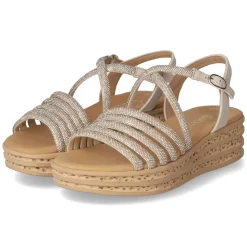 Sandalen - platino/oak