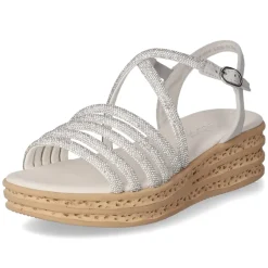 Sandalen - silber/light grey